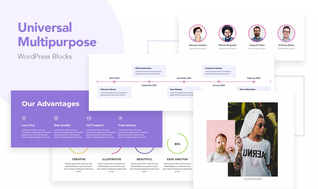 Multi purpose Kenzap WordPress theme