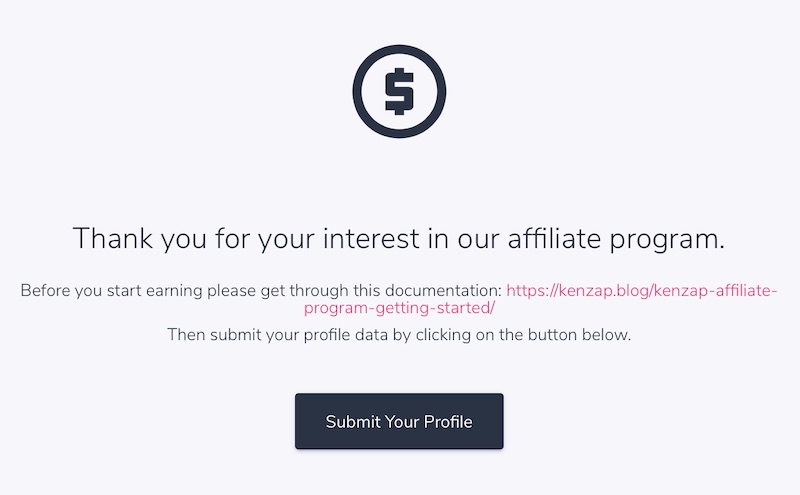 Getting started as Kenzap affiliate